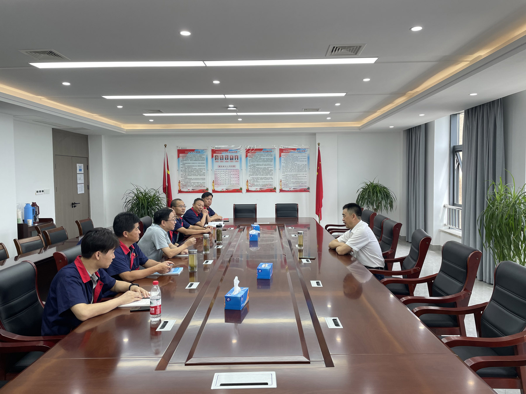 集團(tuán)公司黨委委員、總工程師周俊到公司調(diào)研 